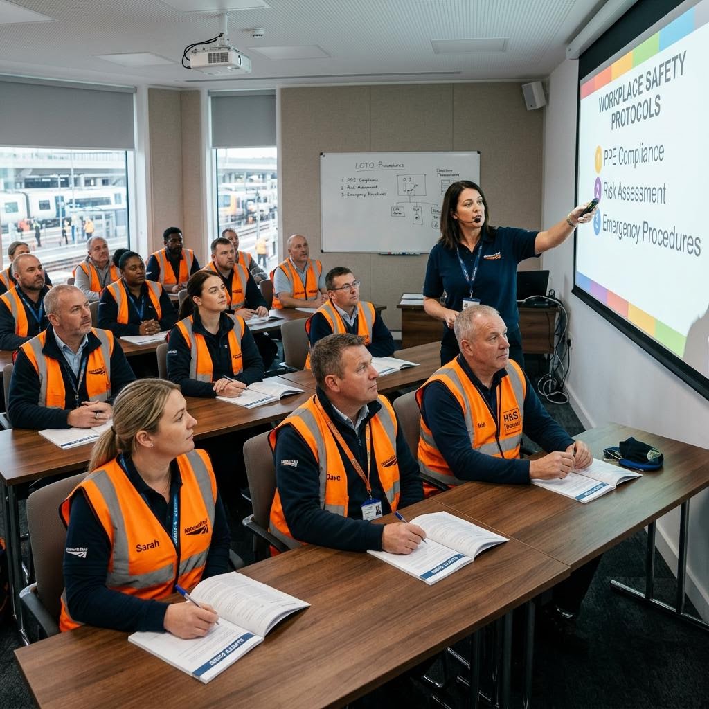 Transport industry professionals in a Chain of Responsibility training session